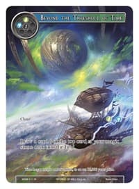 Beyond the Threshold of Time (Full Art) - Winds of the Ominous Moon - Force of Will card