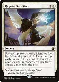 Regna's Sanction - Battlebond - Magic: The Gathering card