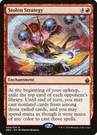 Stolen Strategy - Battlebond - Magic: The Gathering card