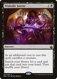 Diabolic Intent - Battlebond - Magic: The Gathering card
