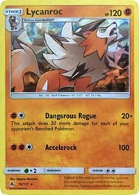 Lycanroc - 76/131 (SM Forbidden Light) - Deck Exclusives - Pokemon card