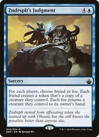 Zndrsplt's Judgment - Battlebond - Magic: The Gathering card