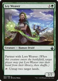 Ley Weaver - Battlebond - Magic: The Gathering card