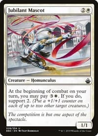 Jubilant Mascot - Battlebond - Magic: The Gathering card