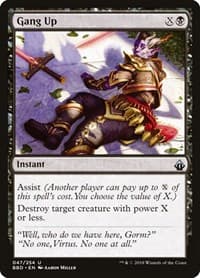Gang Up - Battlebond - Magic: The Gathering card