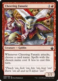 Cheering Fanatic - Battlebond - Magic: The Gathering card