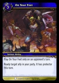 On Your Feet - Heroes of Azeroth - WoW card