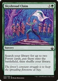 Skyshroud Claim - Battlebond - Magic: The Gathering card