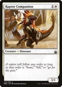 Raptor Companion - Battlebond - Magic: The Gathering card