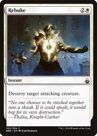 Rebuke - Battlebond - Magic: The Gathering card
