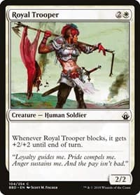 Royal Trooper - Battlebond - Magic: The Gathering card