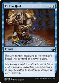 Call to Heel - Battlebond - Magic: The Gathering card