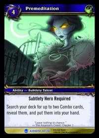 Premeditation - Heroes of Azeroth - WoW card