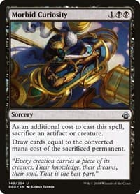Morbid Curiosity - Battlebond - Magic: The Gathering card