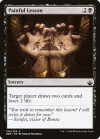 Painful Lesson - Battlebond - Magic: The Gathering card