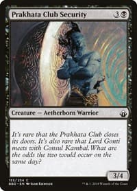Prakhata Club Security - Battlebond - Magic: The Gathering card