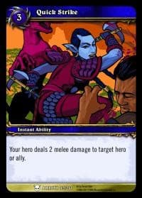 Quick Strike - Heroes of Azeroth - WoW card