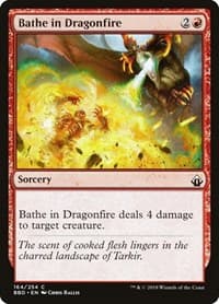 Bathe in Dragonfire - Battlebond - Magic: The Gathering card