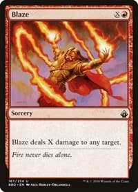 Blaze - Battlebond - Magic: The Gathering card