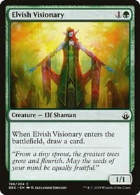 Elvish Visionary - Battlebond - Magic: The Gathering card