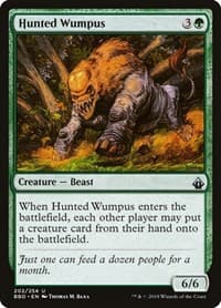 Hunted Wumpus - Battlebond - Magic: The Gathering card