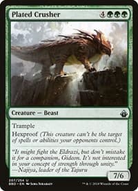 Plated Crusher - Battlebond - Magic: The Gathering card
