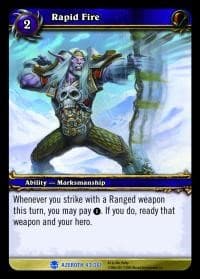 Rapid Fire - Heroes of Azeroth - WoW card