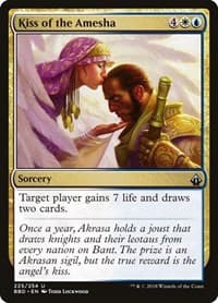 Kiss of the Amesha - Battlebond - Magic: The Gathering card