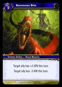 Ravenous Bite - Heroes of Azeroth - WoW card