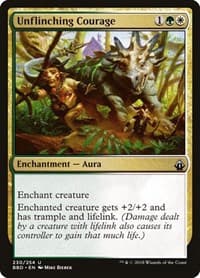 Unflinching Courage - Battlebond - Magic: The Gathering card