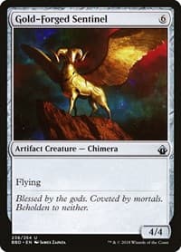 Gold-Forged Sentinel - Battlebond - Magic: The Gathering card