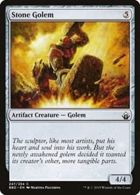 Stone Golem - Battlebond - Magic: The Gathering card