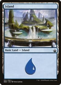 Island - Battlebond - Magic: The Gathering card