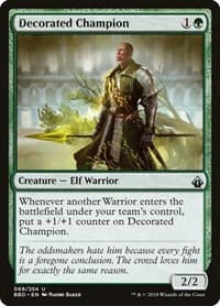 Decorated Champion - Battlebond - Magic: The Gathering card