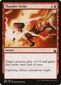 Thunder Strike - Battlebond - Magic: The Gathering card