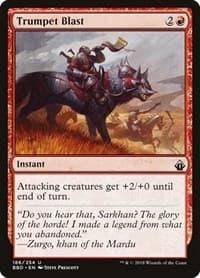 Trumpet Blast - Battlebond - Magic: The Gathering card
