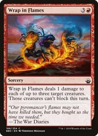Wrap in Flames - Battlebond - Magic: The Gathering card