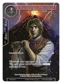 Earthquake Observer (Full Art) - Winds of the Ominous Moon - Force of Will card