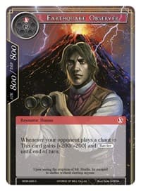 Earthquake Observer - Winds of the Ominous Moon - Force of Will card
