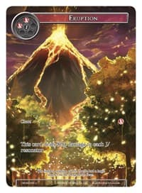 Eruption (Full Art) - Winds of the Ominous Moon - Force of Will card