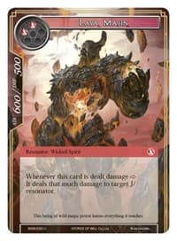 Lava Majin - Winds of the Ominous Moon - Force of Will card