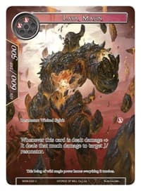 Lava Majin (Full Art) - Winds of the Ominous Moon - Force of Will card