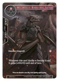 Mt. Hoelle Bodyguard Squad (Full Art) - Winds of the Ominous Moon - Force of Will card
