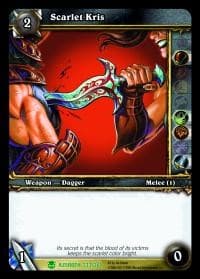 Scarlet Kris - Heroes of Azeroth - WoW card