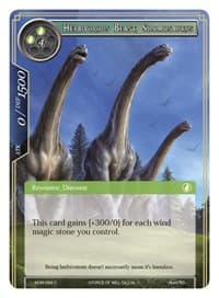 Herbivorous Beast, Silomosaurus - Winds of the Ominous Moon - Force of Will card