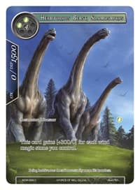 Herbivorous Beast, Silomosaurus (Full Art) - Winds of the Ominous Moon - Force of Will card