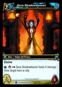 Seva Shadowdancer - Heroes of Azeroth - WoW card