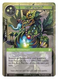 Leaf Dragon - Winds of the Ominous Moon - Force of Will card