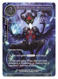 Demon in the Moonlight (Full Art) - Winds of the Ominous Moon - Force of Will card