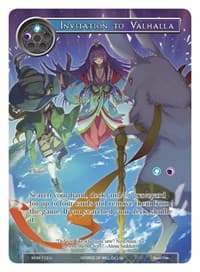 Invitation to Valhalla (Full Art) - Winds of the Ominous Moon - Force of Will card